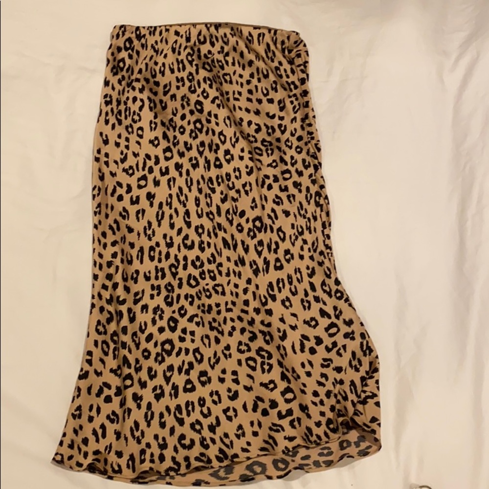 Bardot cheetah pencil skirt